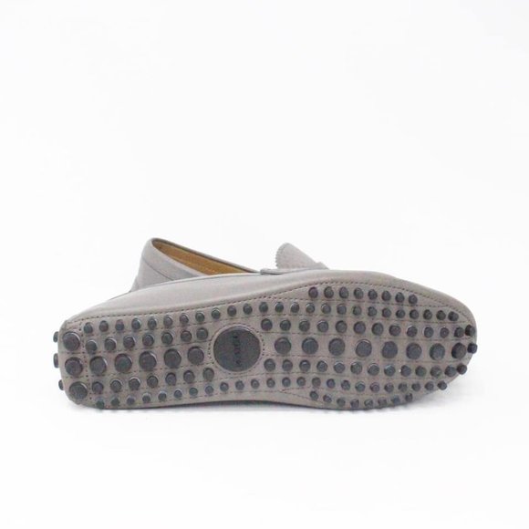 GUCCI #32277 Men´s Gray Leather Loafers (US 8.5 EU 38.5) main image 8